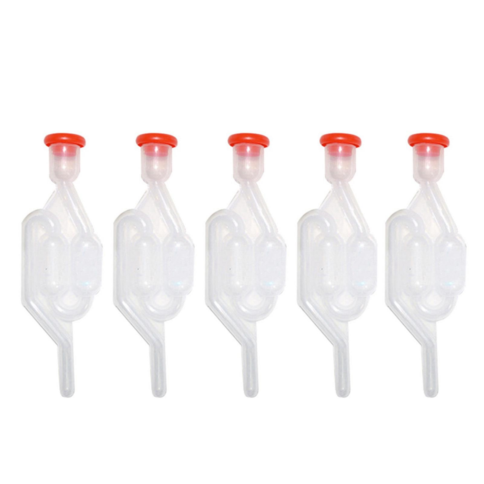 Seal Valve S-Shape One-Way Exhaust Twin Bubble Grommet Beer Wine Tools Brew Wine Ferment Distiller