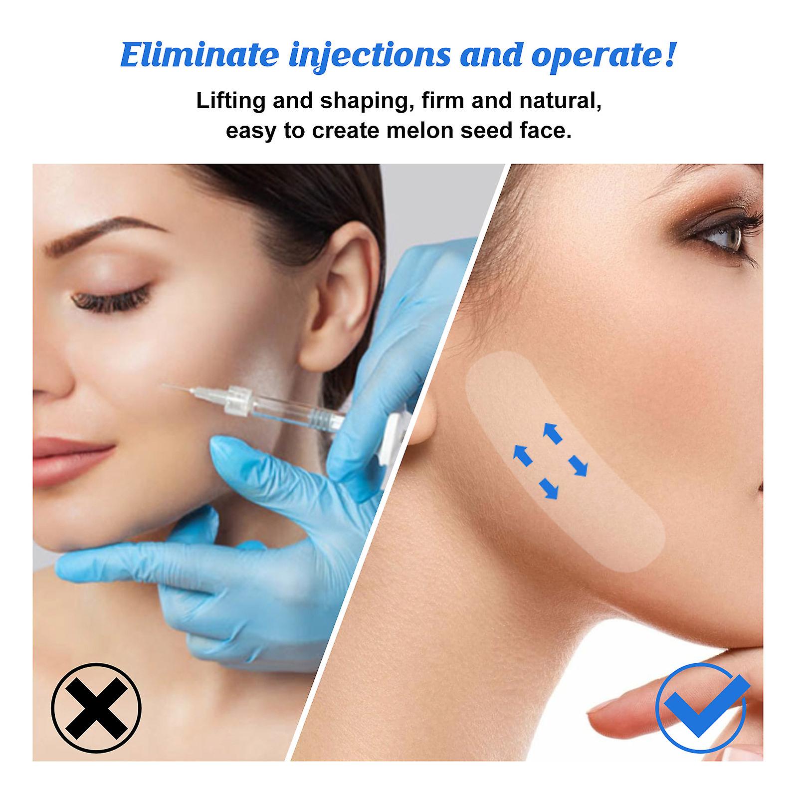 Facelifting Stickers Lift Face Sticker 120 Pieces Invisible Facelift Stickers Facelifting Tape Instant Face Lift Tape V-Shape
