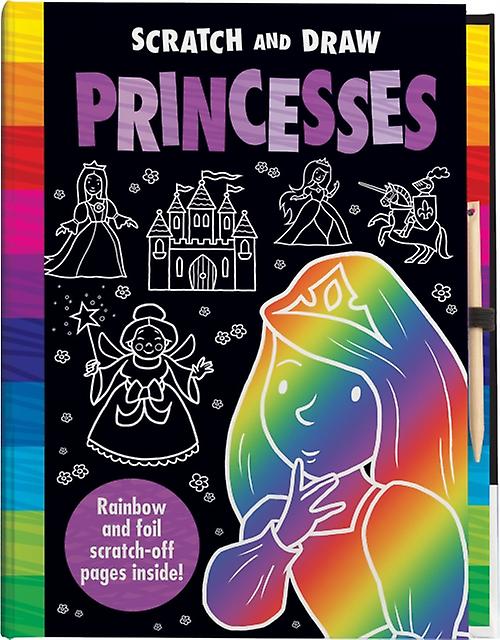 Scratch & Draw Princess - Scratch Art Activity Book - Nat Lambert