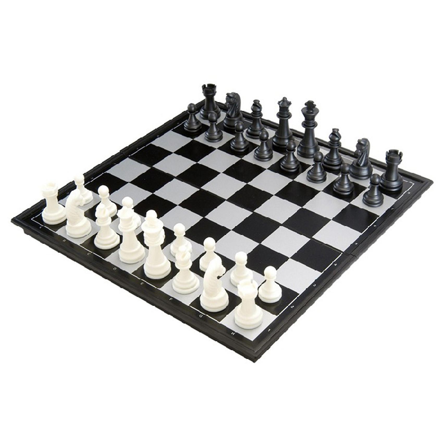 Board Game Folding Magnetic Chess Set Travel Chess Chessboard Training Game for Adults and Kids Edu