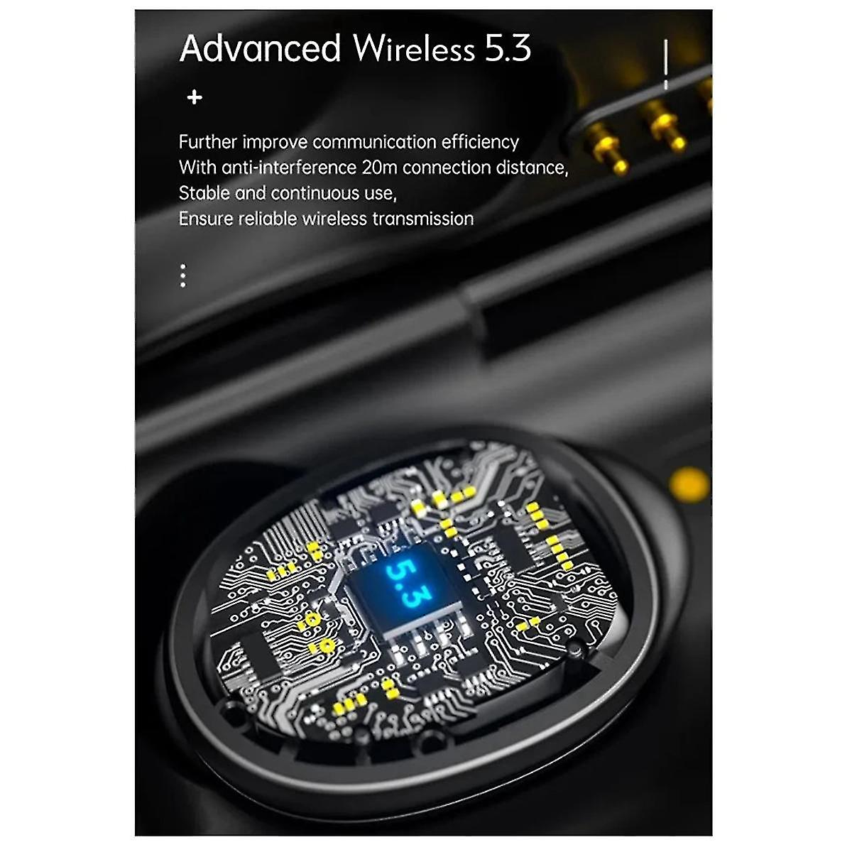 Wireless Bluetooth Clock Display Noise Reduction Low Latency Tws Bluetooth Headset pentru Mobile Gaming Computer