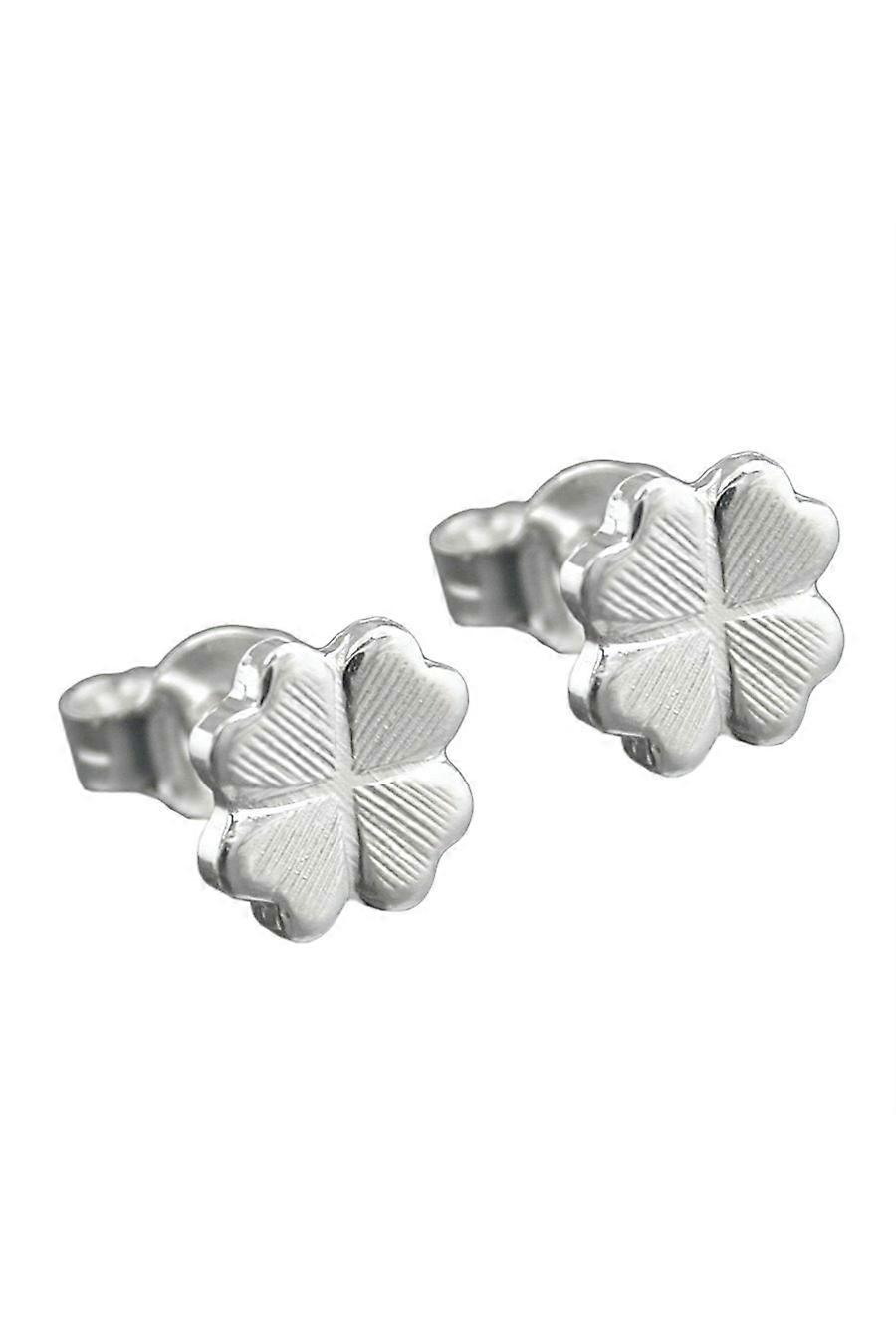 Earrings Four Leaf Clover Silver 925 - Gl92769