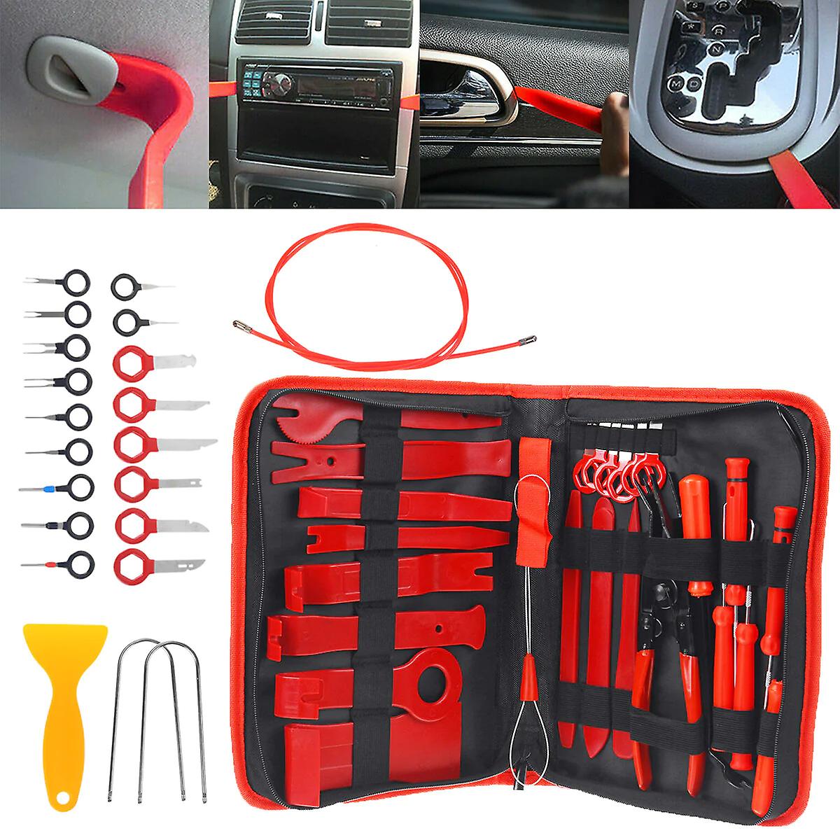 40Pcs Set Car Trim Removal Tool Multi-use Purposes Tools Kit Car Hand Tool Set Door Panel