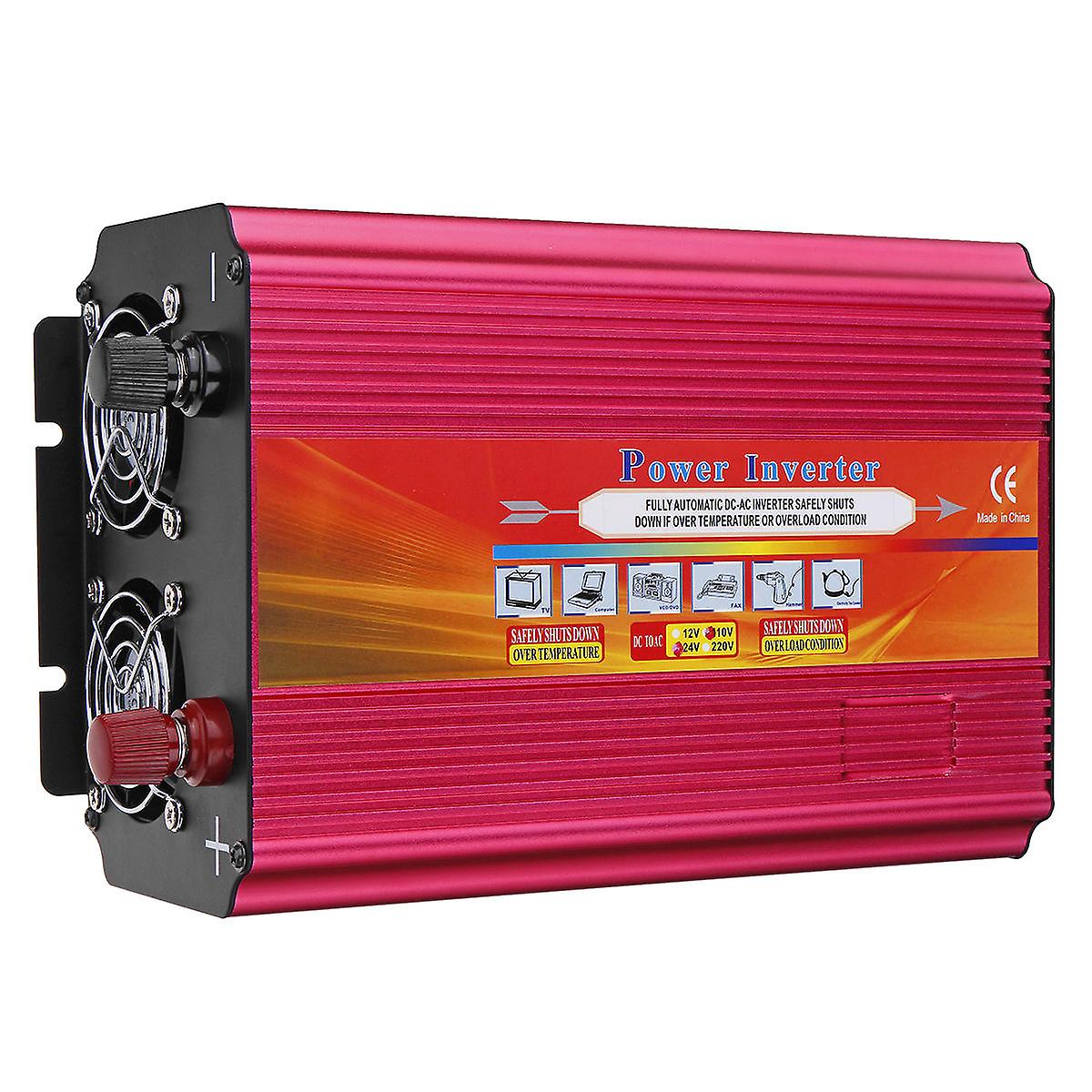 Lcd Power Inverter Dc 12v/24v To Ac 110v/220v 6000w Peak Modified Sine Wave Converter