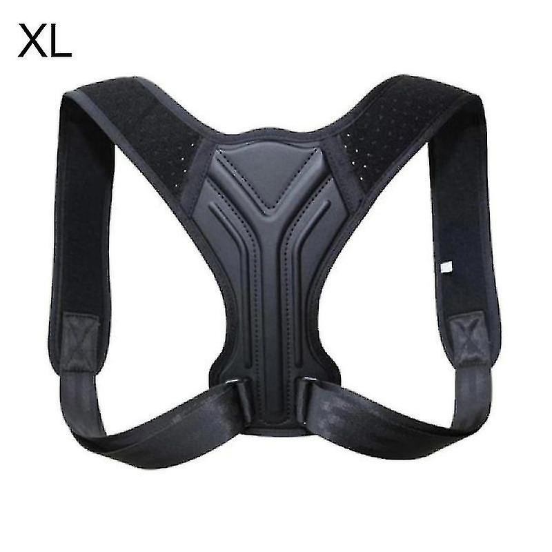 Xl Back Posture Corrector Black Brace For Neck And Shoulder Support