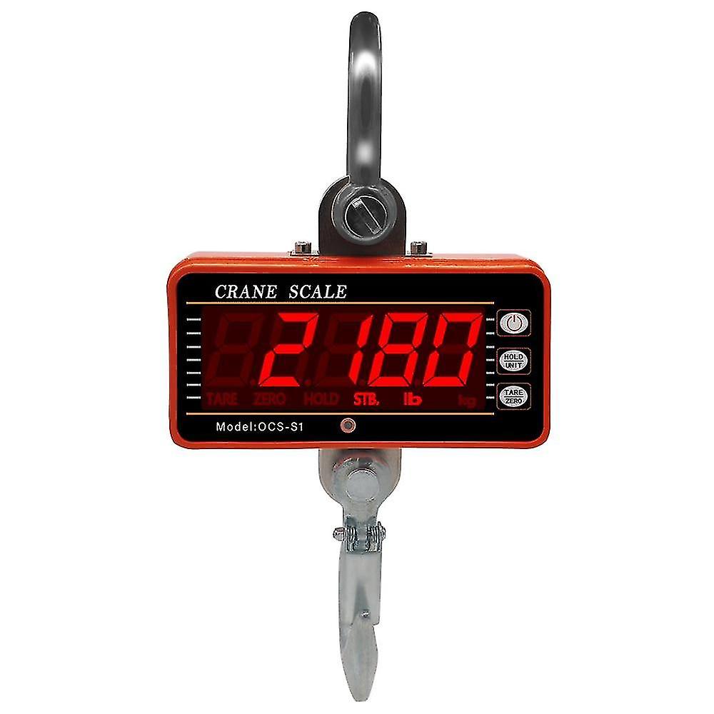 1000Kg Crane Scale Digital Balance Lcd High Accurate Industrial Heavy Duty Hanging