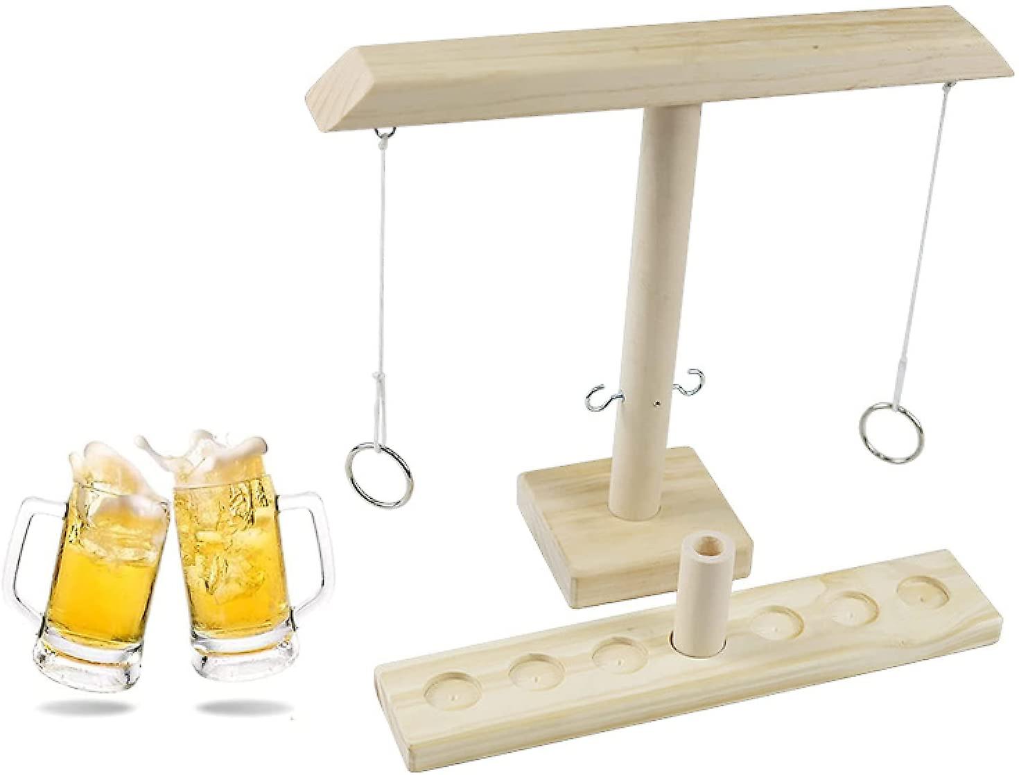 Hooks Ring Toss Game with Shot Ladder Bundle 2 Player C 354