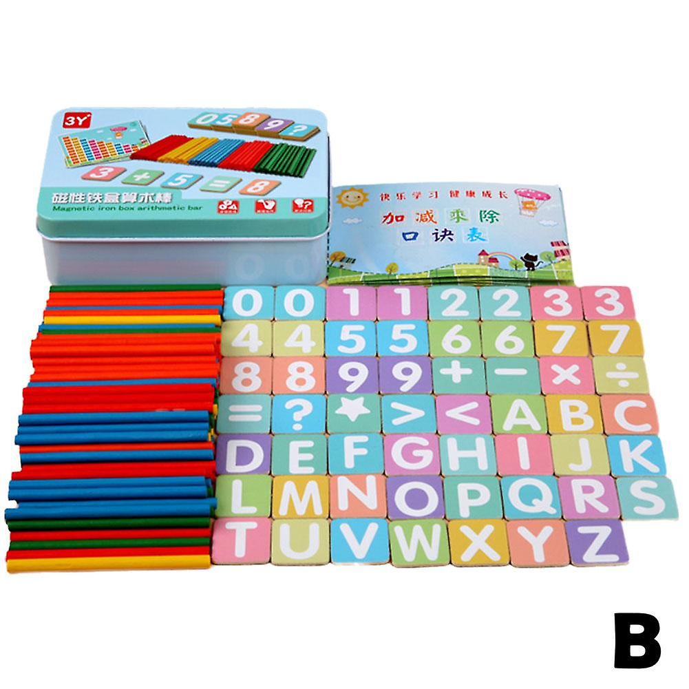 Arithmetic Iron Box Stick Mathematic Colour Counting Stick Numbers