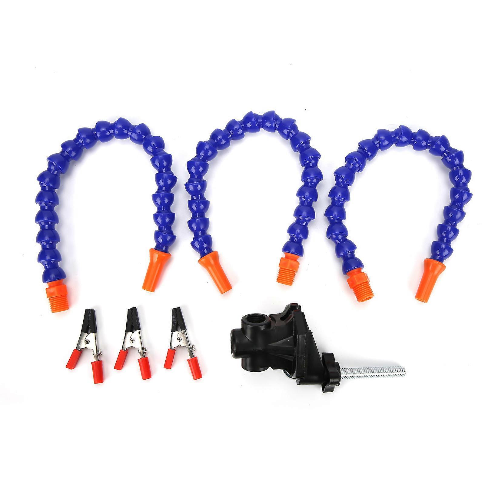Arm Soldering Tools 3 Flexible Helping Hand Clamp with Aluminum Alloy Welding Fixed Base