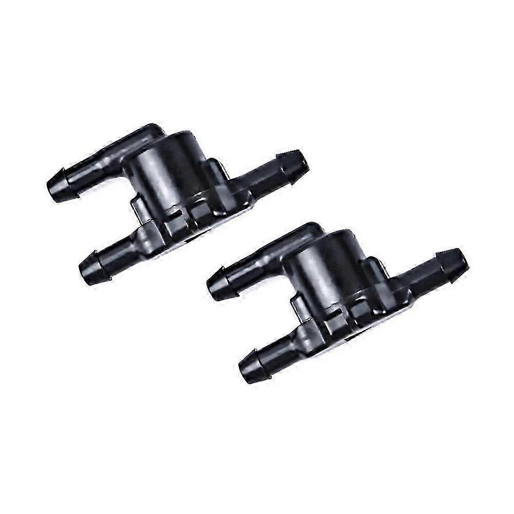 2pcs Auto Windshield Washer Wiper Nozzle Check Valve and T Connector Suit for Car Old Wiper Nozzle Replacement Part