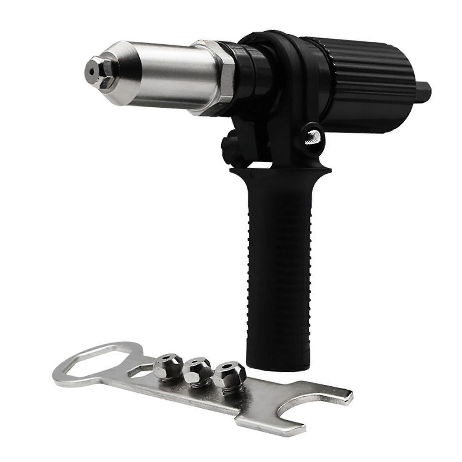 Electric Riveter Adapter Kit Drill Rivet Gun Converter Set Labor Saving Hand Tool Accessories