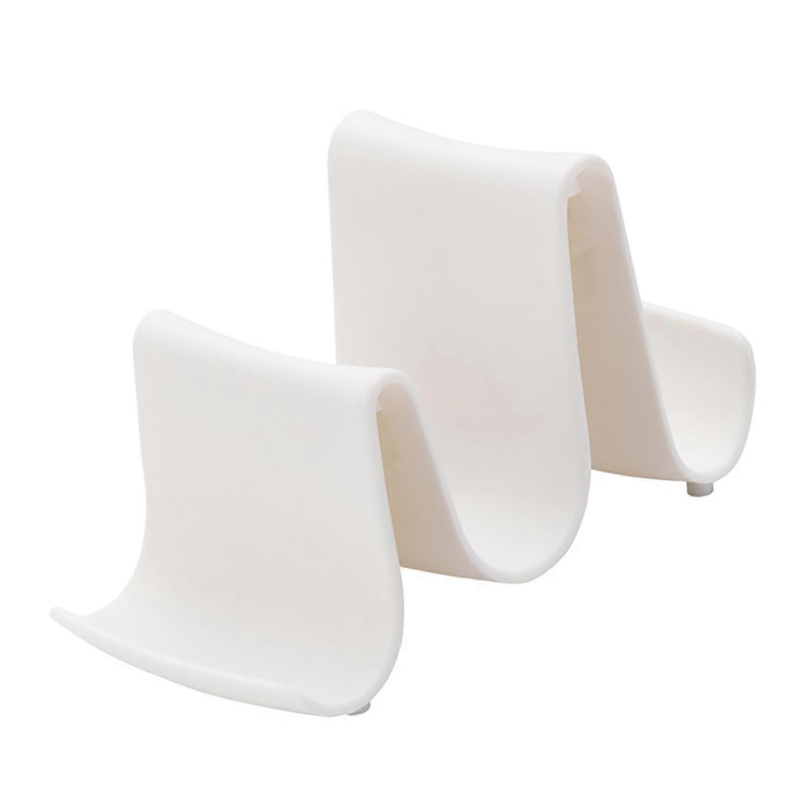 鍋ふたホルダーウェーブタイプキッチンカウンタートップ用ユニバーサル調理器具収納スタンド