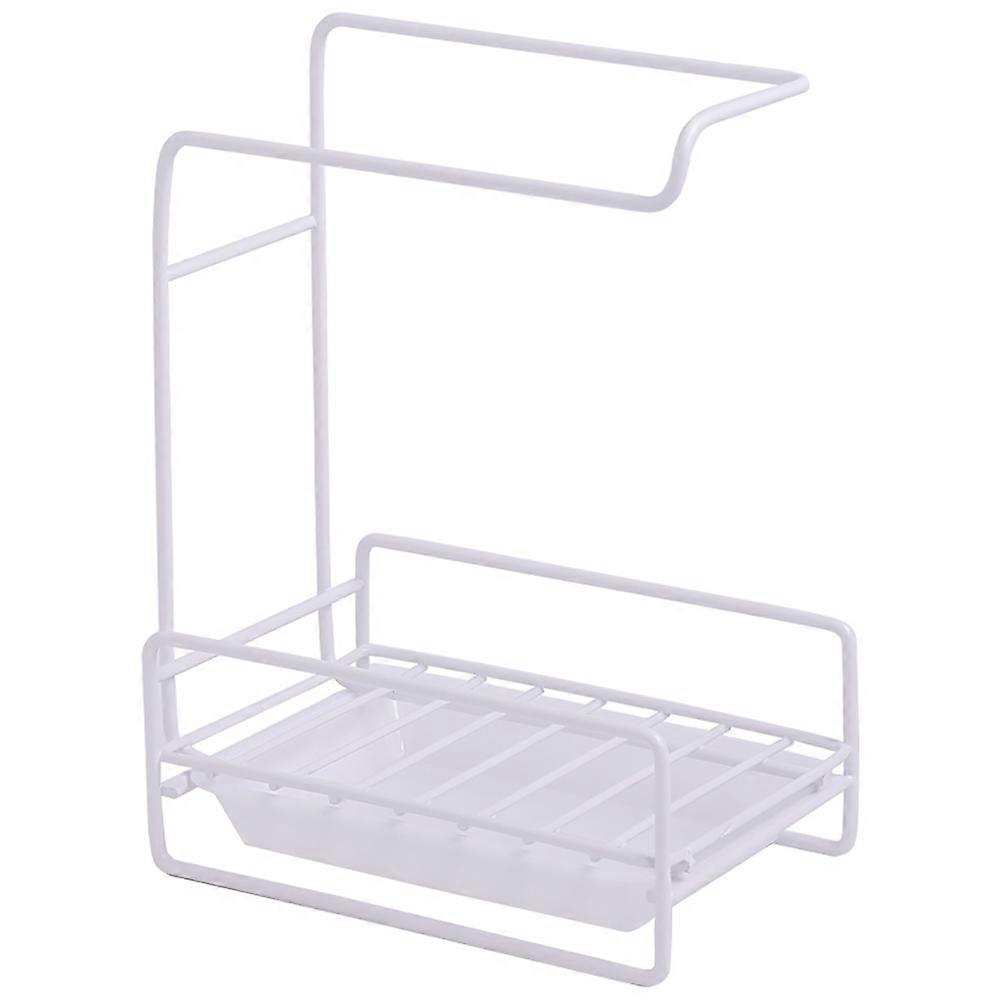 Sponge Holder, Sponge Drainer with Removable Tray, 18.5*12*24.5cm