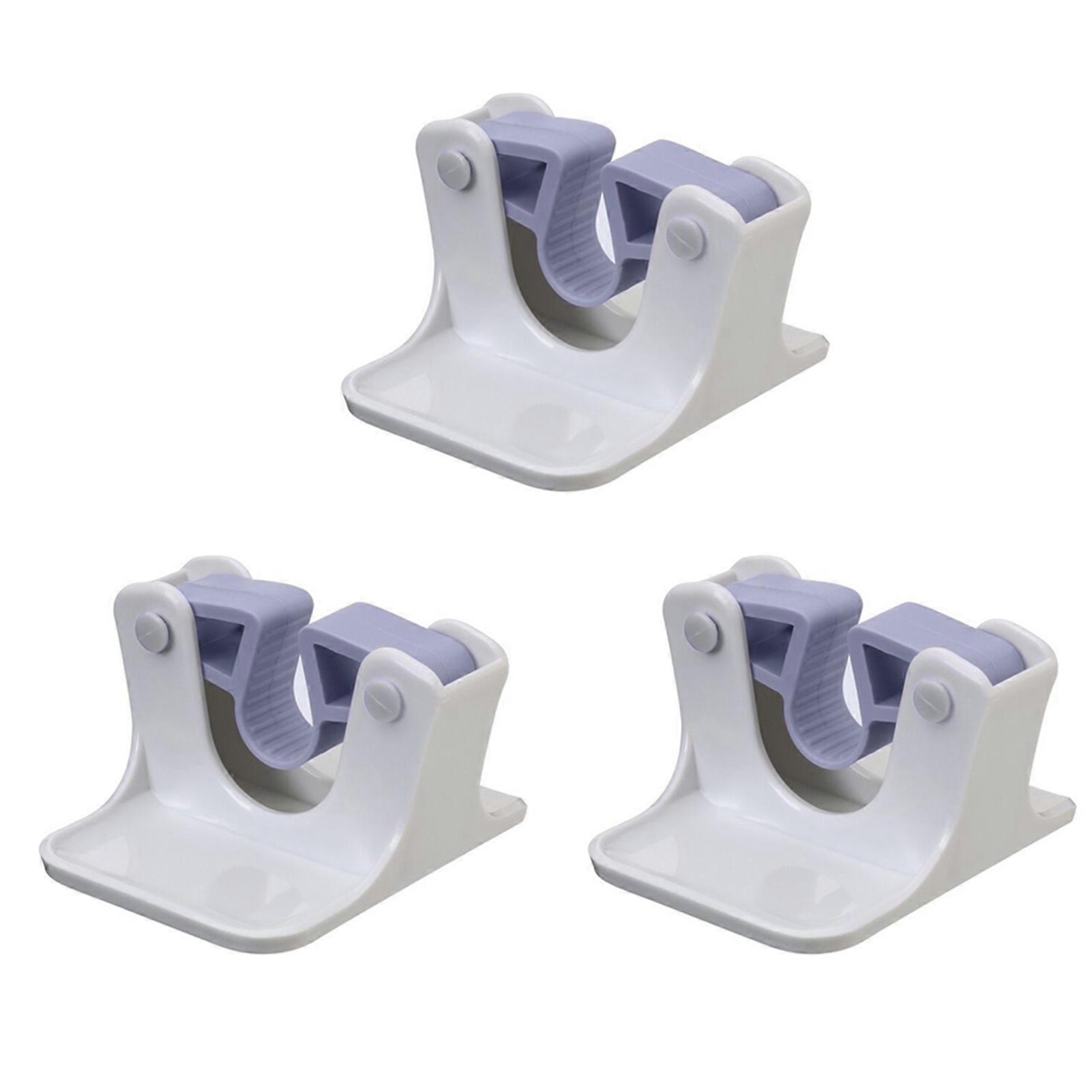 Mop Hanging Hooks Trace-less Adhesive Mop Rack for Bathroom