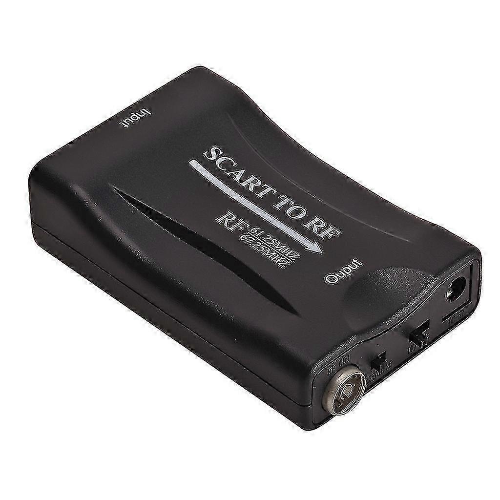 Scart To Rf Coax Converter Adapter Scart Digital Signal To Rf Analog Signal