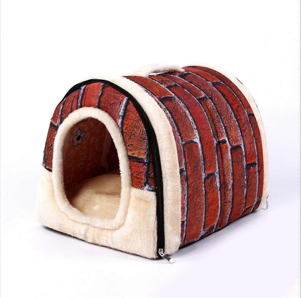 Pet nest with sofa bed, foldable and non slip, soft and comfortable mattress suitable for dogs and cats