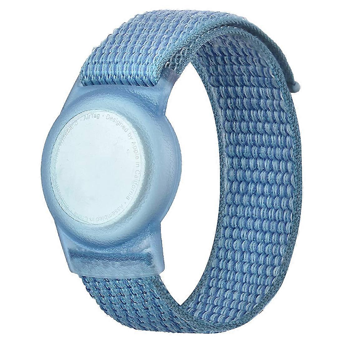 Kid Wristband Compatible with , Protective Case for Air Tag GPS Tracker Holder with Nylon Bracelet