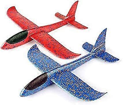 17.5" מטוס קצף זריקה גדול, עמיד נגד התנגשות מצב טיסה דאון מטוס, בחוץ יארד ספורט משפחה משחק טיסה המפלגה מעדיפה מטוס קצף כדי