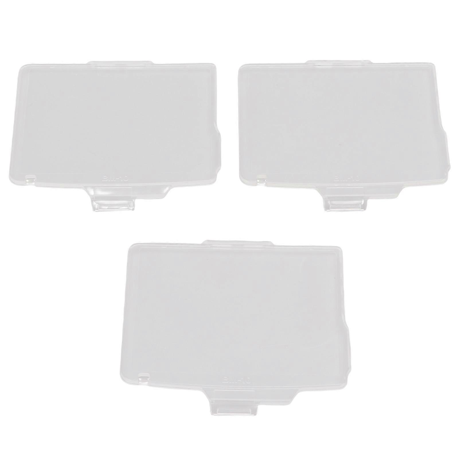 Camera LCD Screen Protector Replacement for Nikon D90 DSLR 3Pcs ABS Cover Accessories