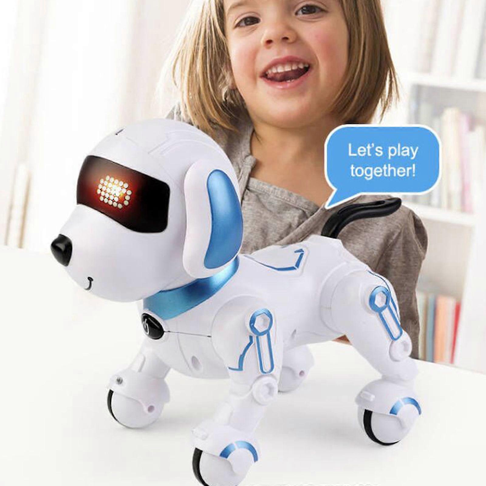Intelligent Robot Dog Toy Programming Technology Inverted Music Dancing Children RC Electric Toy Dog