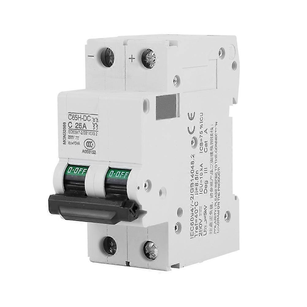 2P 250V Low voltage DC Miniature Circuit Breaker for Solar Panels Grid System (25A) YEMAA
