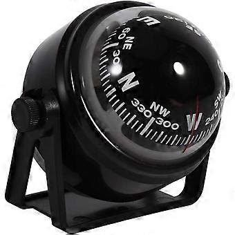 Multifunction Digital Compass for Boat, Caravan, Truck 8.3*3.3*7.4cm (Black) YDW