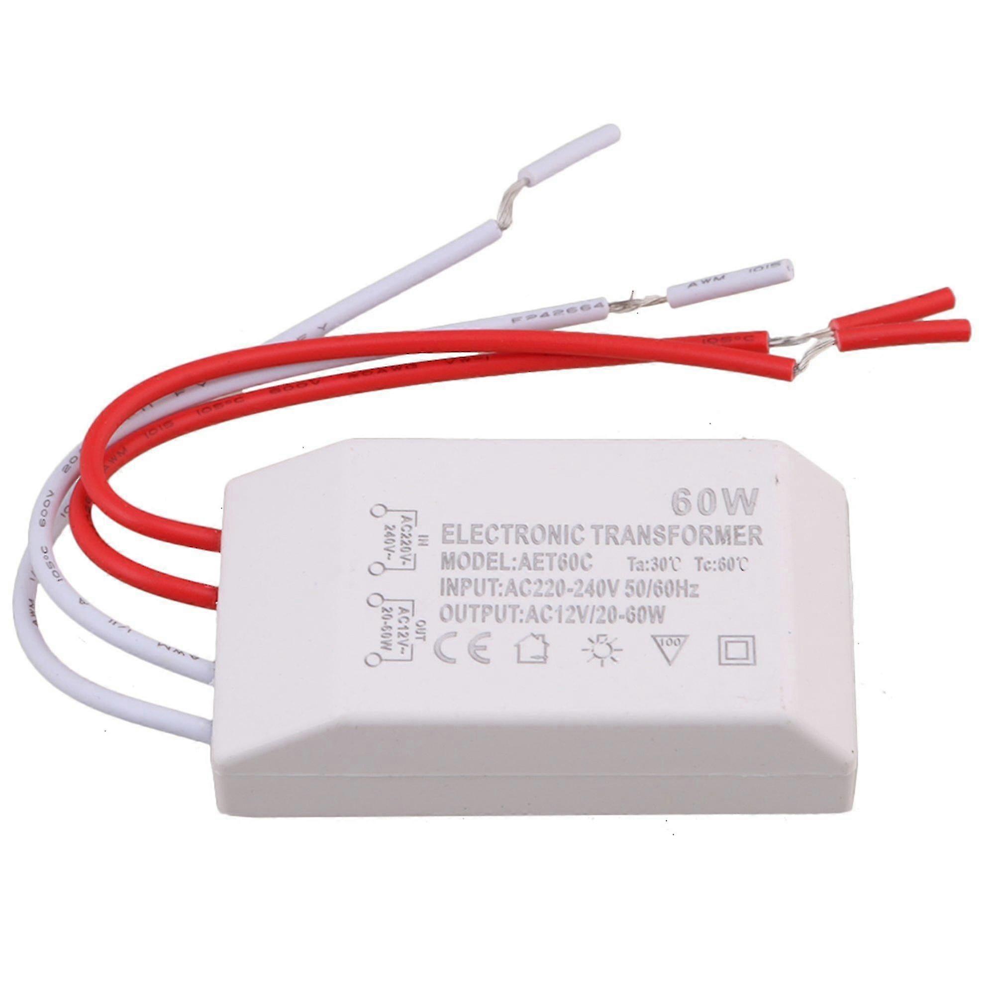 Mini 60w electronic transformer for g4 halogen light bulb output ac 12v-Good