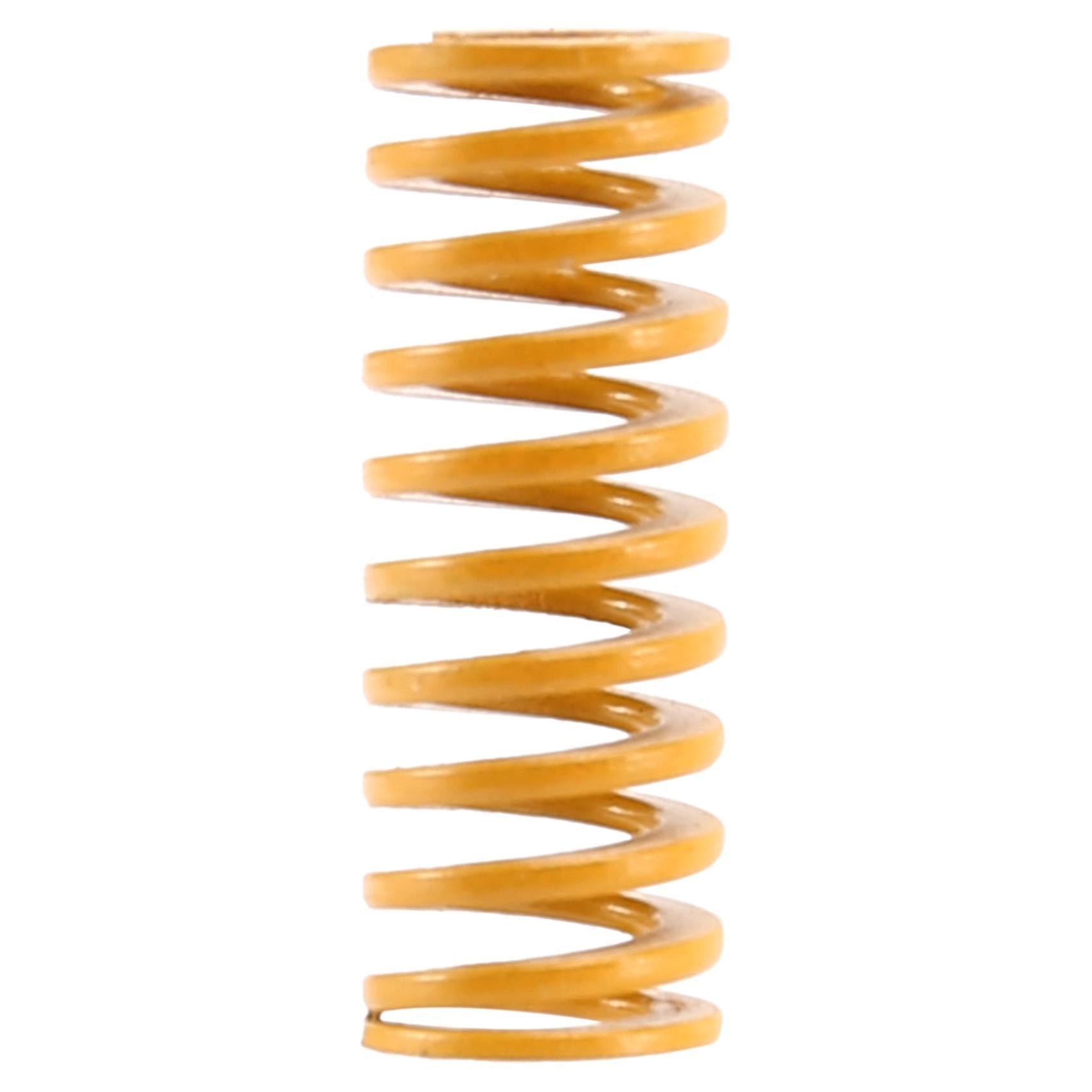 8Mm Od 20Mm Long Light Load Compression Mould Die Spring Yellow Compression Mould Die Spring for th