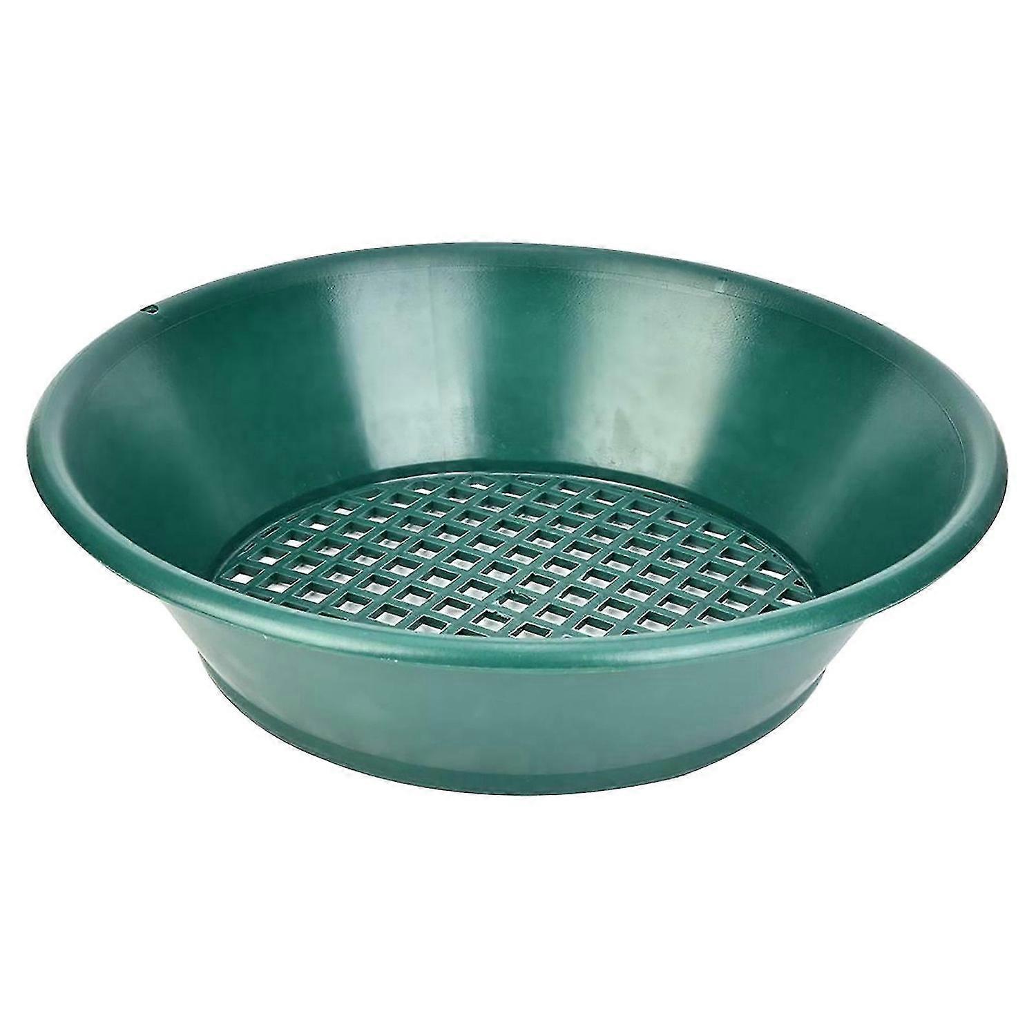 Green Gold Pan Sifting Classifier Mesh Screen Mining Metal Detecting Kit