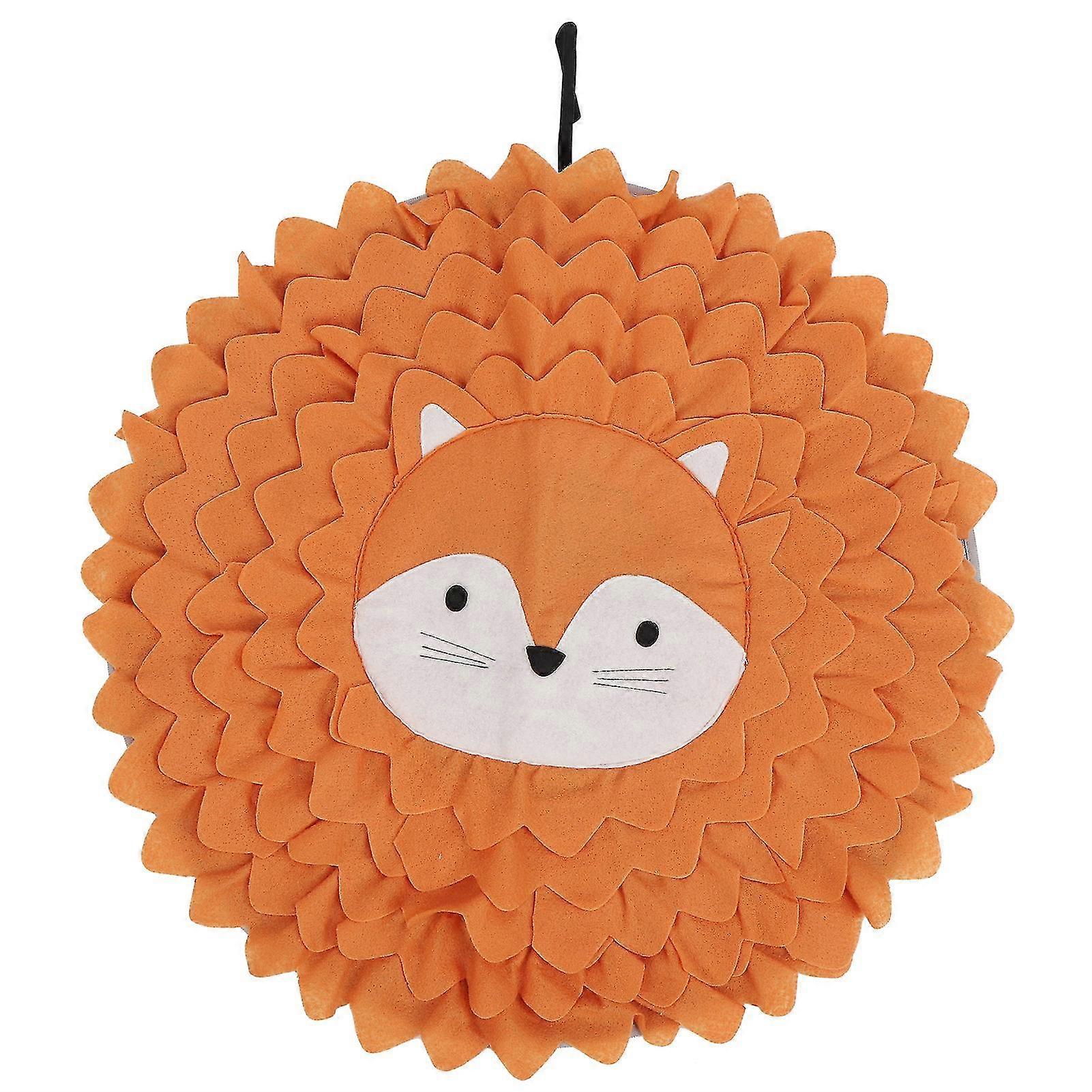 Pet Dog Snuffle Feeding Mat Distracting Foraging Training Play Pad Blanket ToysFox Pattern