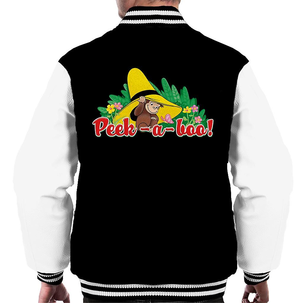 Curious George Finds A Butterfly Men's Varsity Jacket