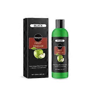 Cura Dei Capelli Aceto Di Frutta Shampoo Tinture Per Capelli Shampoo Facile Da Colorare Nero Naturale 100ml