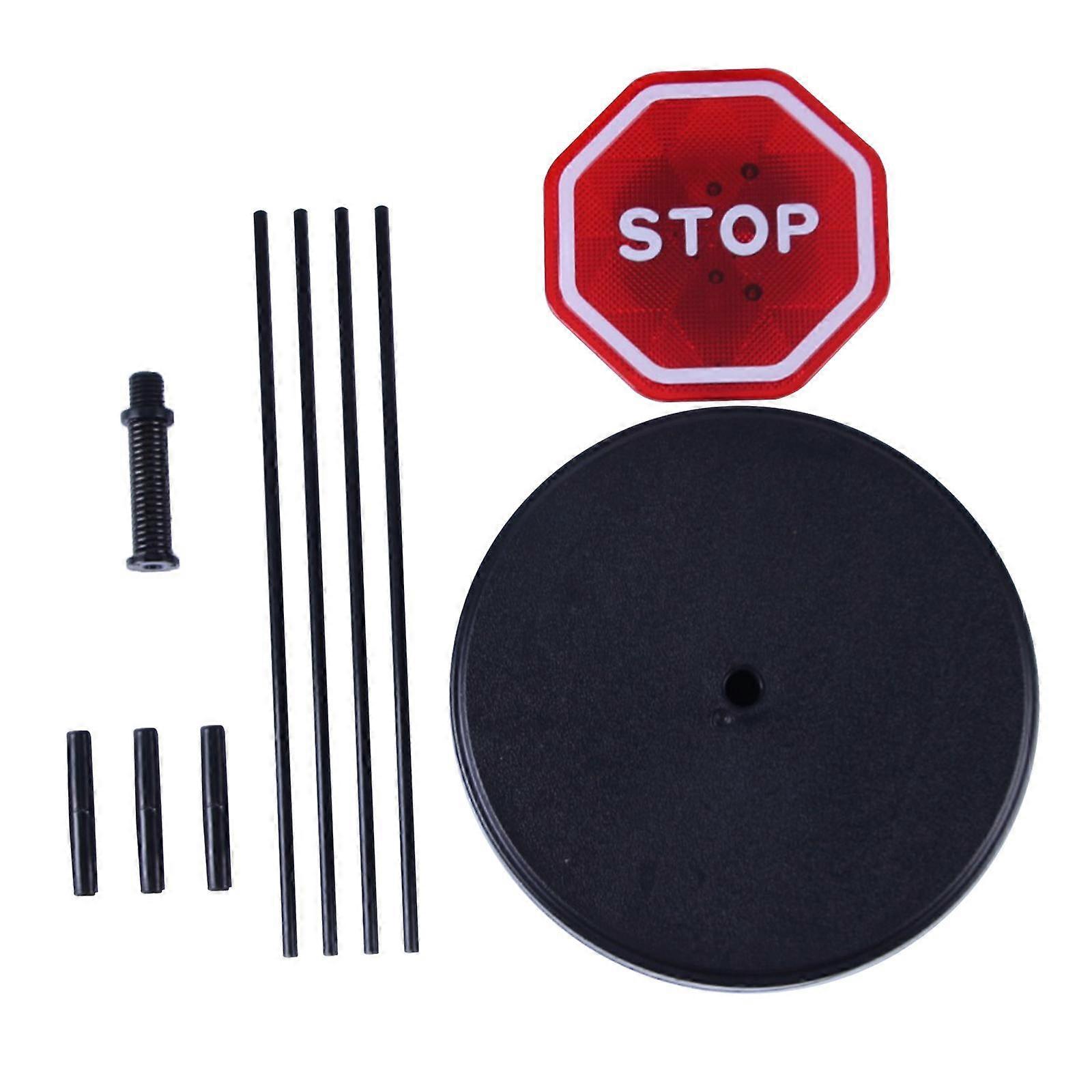 LED Flashing Stop Sign Vehicle Warning Stop Indicator Sensor for Garage
