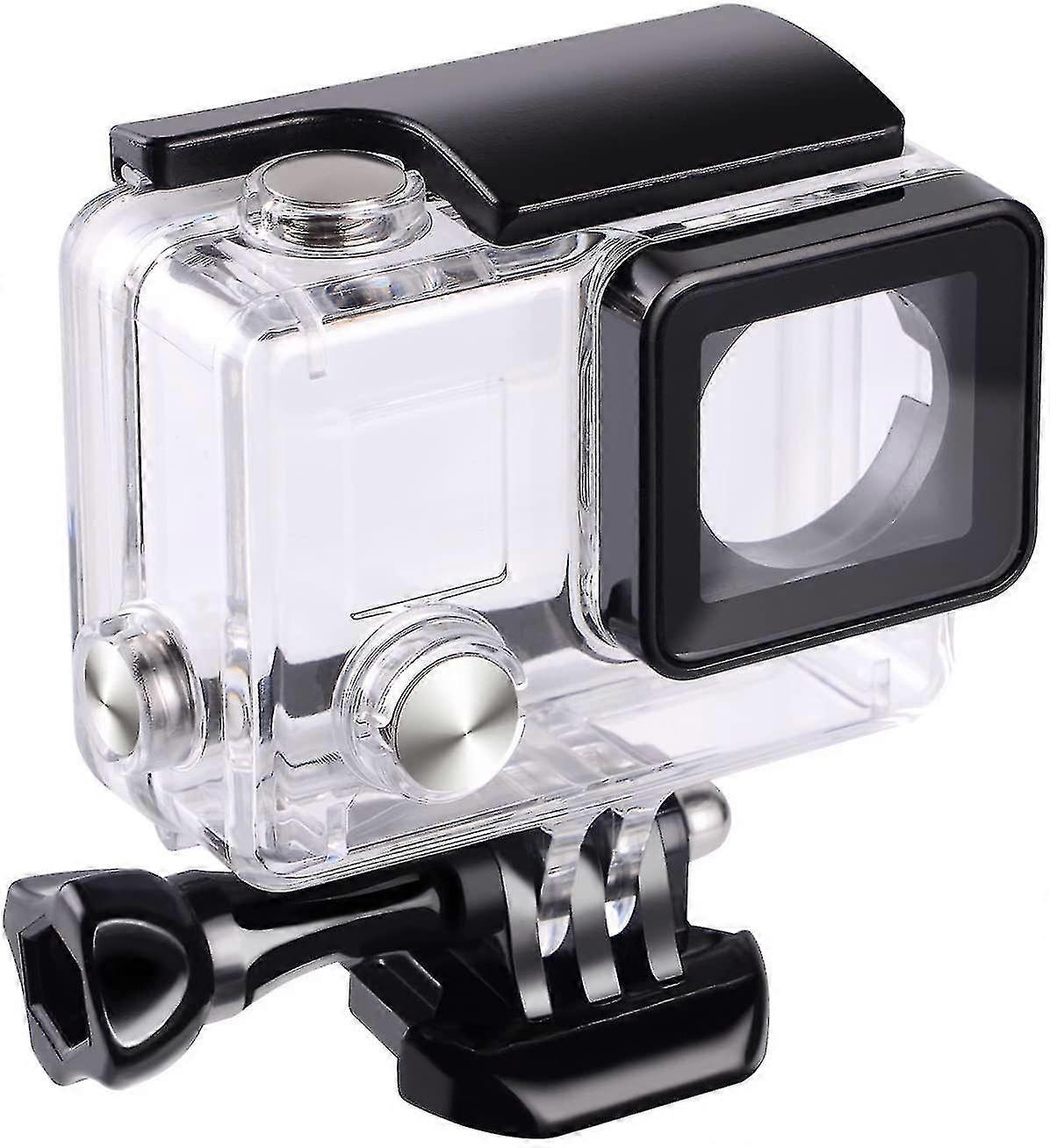 Waterproof Housing Case With Lens For Gopro Hero 3+ Hero 4 Action Camera With Mounting Screws And Base Underwater Protection