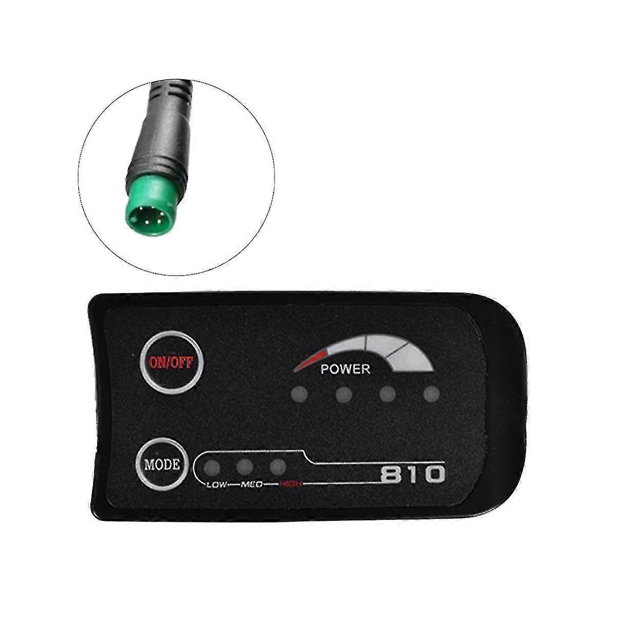 5pin S810 E-bike μετρητής οδήγησε επίδειξη 36v Uart για ηλεκτρικό ποδήλατο ηλεκτρικό ποδήλατο Meter-hy