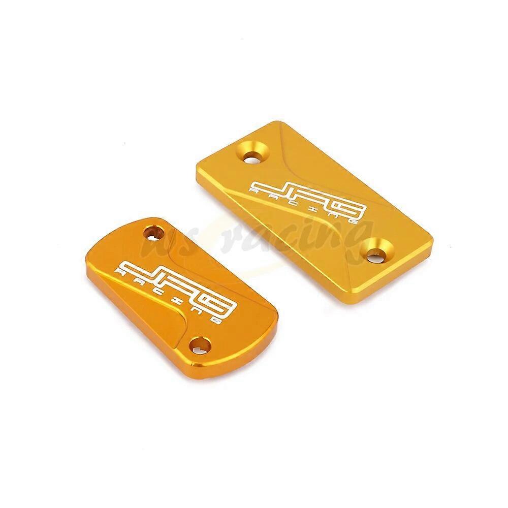 Motorcycle CNC Front & Rear Brake Fluid Reservoir Cover Cap For SUZUKI RM125 RM250 04-08 RMZ250 04-19 RMZ450 05-19 RMX450Z 10-17