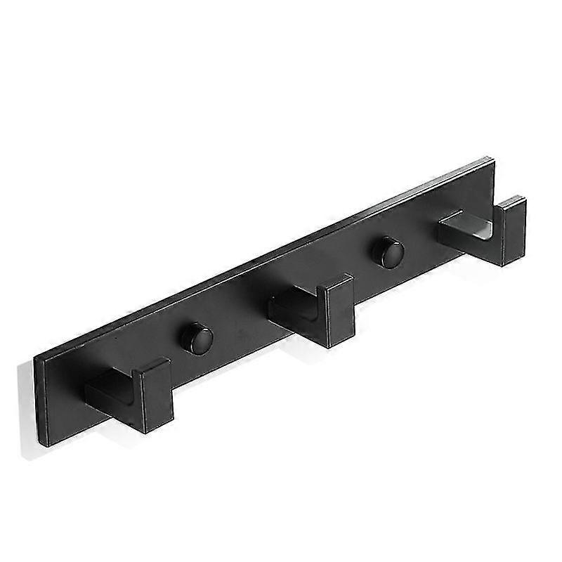 Coat Rack, Heavy Duty Triple Coat Rack, Wall Mount And Adhesive
