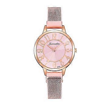 Women Fashion Watch Clock Stainless Steel Casual Dress Wrist Crystal Jewelry