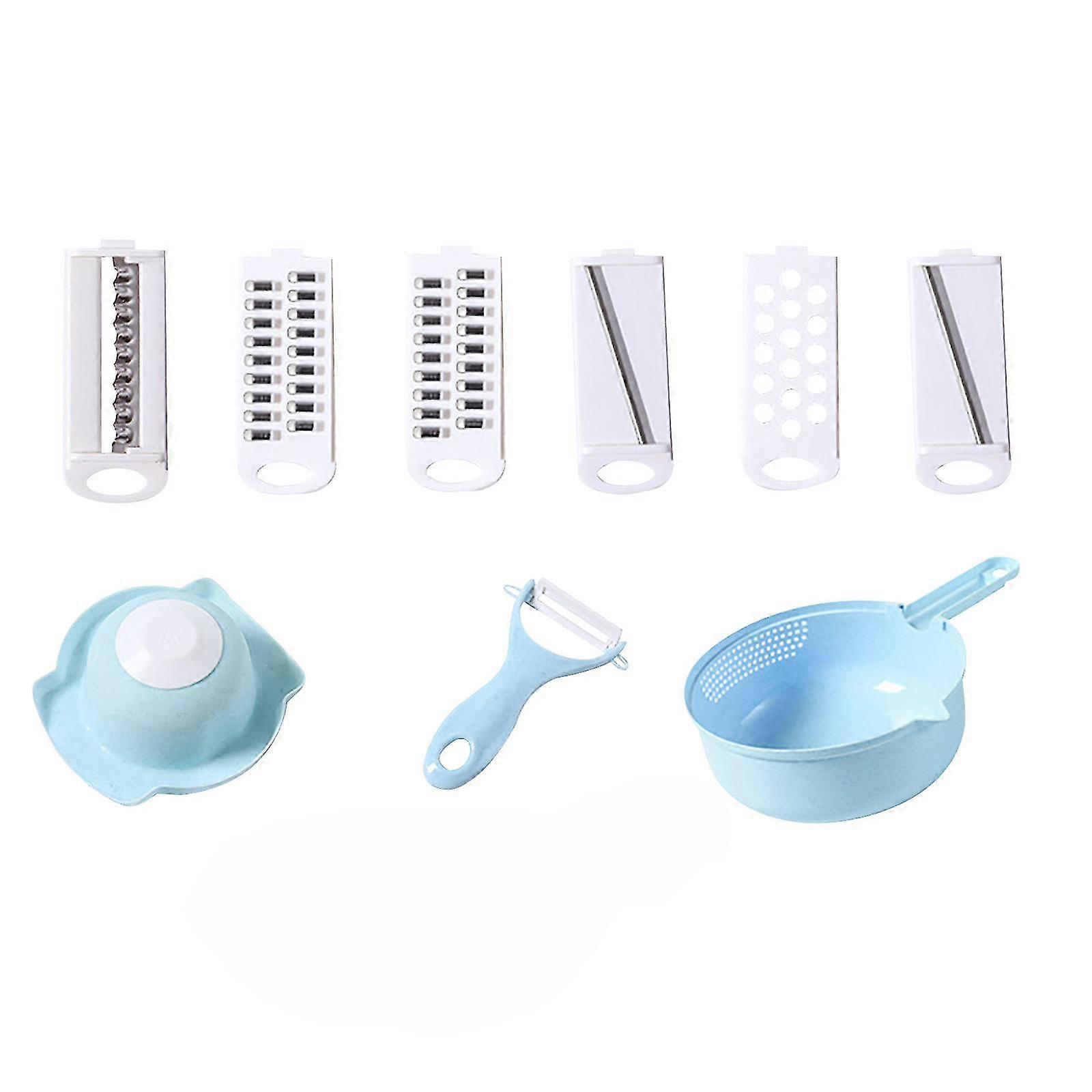 Vegetable Slicers Cutter - Cheese Grater Multi-function Vegetable 12 Piece Set