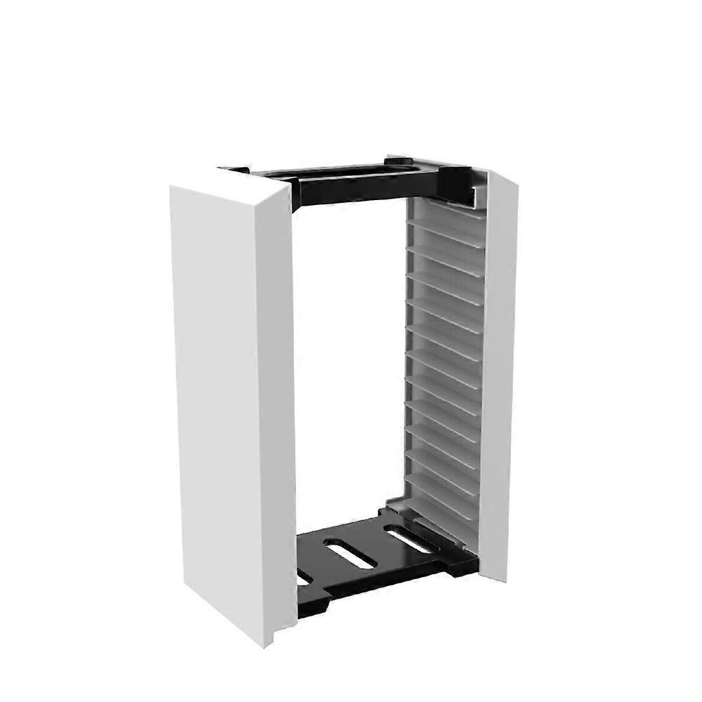 Game Storage Tower, Universal Game Disc Box Storage Rack 12 Game oder Blu-ray Discs Game Tower Rack für PS4, Xbox One, Switch Spiele und Blu-ray Hüllen