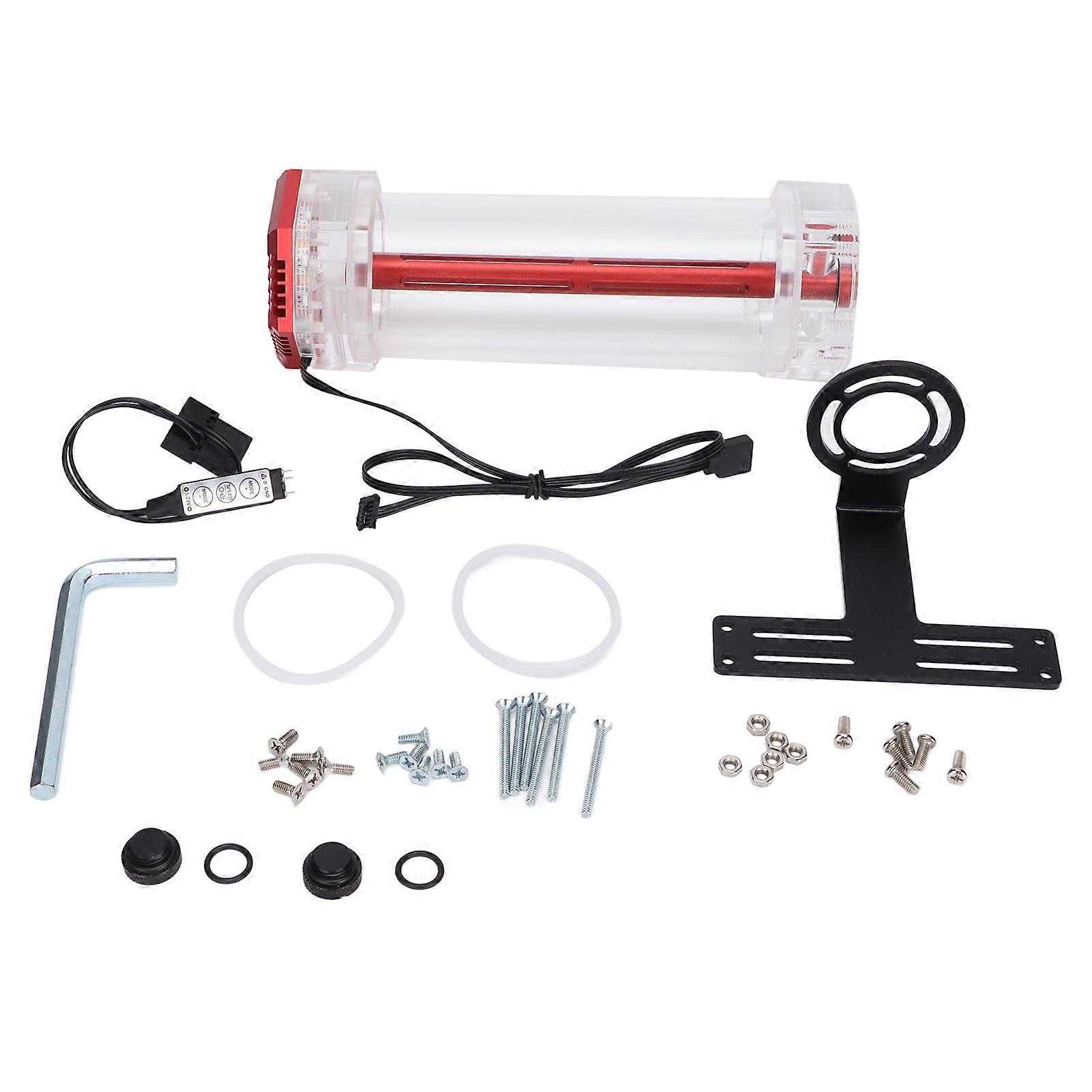 Water Cooling Tank Symphony RGB Lighting Effect Transparent Hex Computer Host Water Cooled Water Tank YEMMA