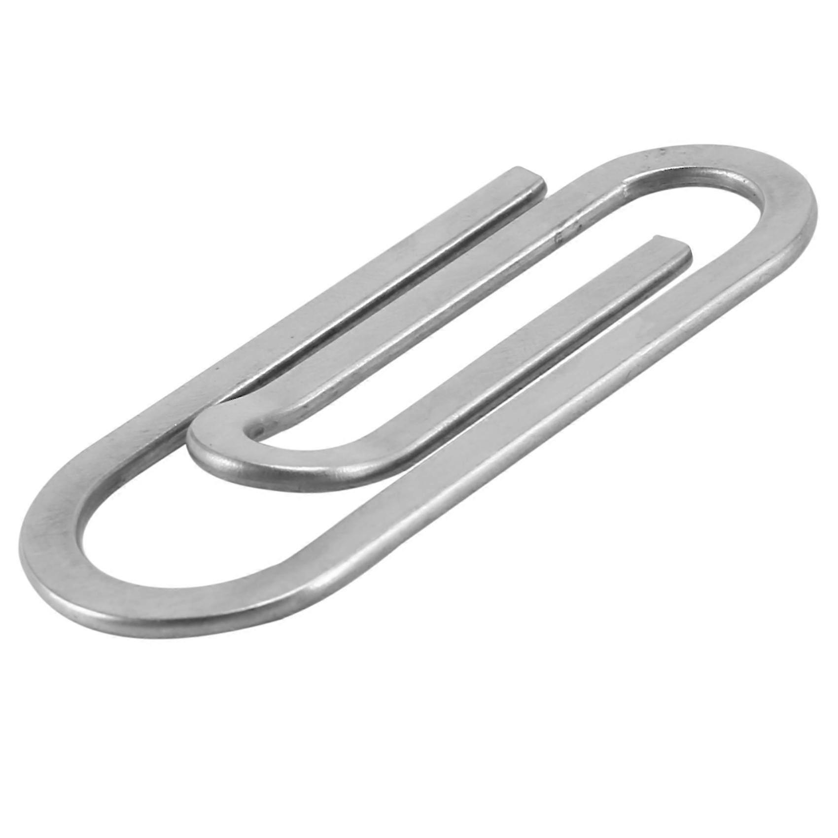 Paslanmaz Çelik Klips Para Klipsi Gümüş Adam