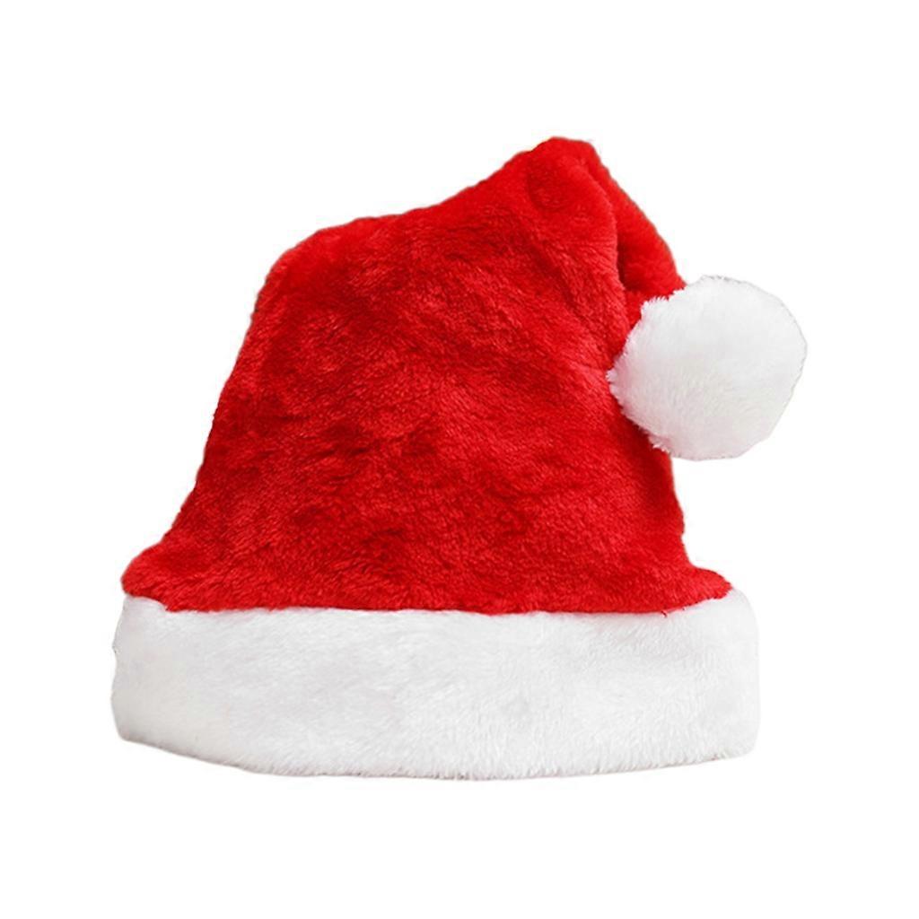 Καρναβάλι Χριστουγεννιάτικο Καπέλο Santa Hat Χριστούγεννα Καπέλο Διακοπών Unisex Βελούδινα Καπέλα Άνεσης