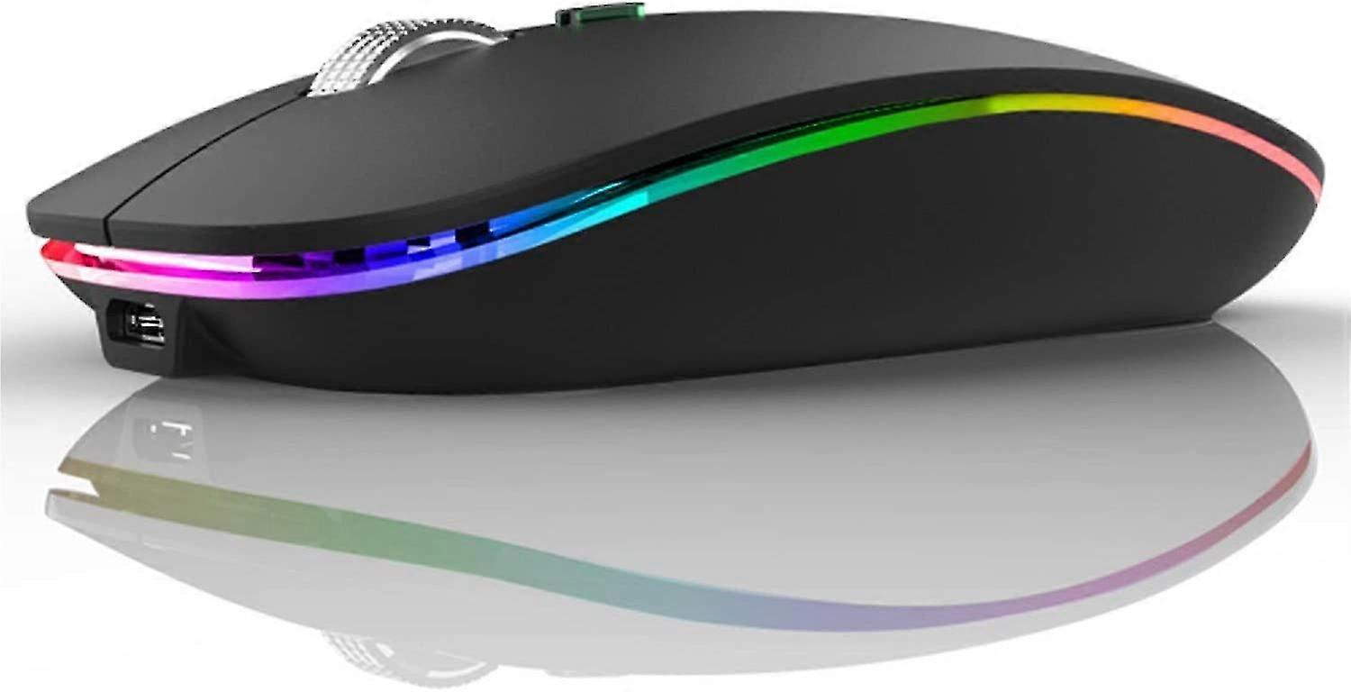 Wireless Led Mouse Rechargeable Silent 2.4ghz With Usb