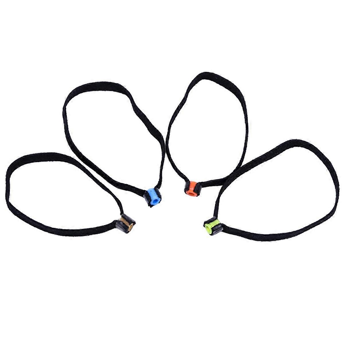 4Pcs Fly Fishing Tippet Elastic Fishing Tippet Spool Rings Fishing Wire Leader Tackle Tool Replacem