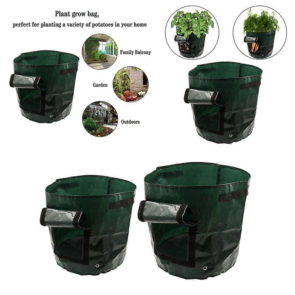 8 قطع حديقة البطاطس تنمو أكياس مع رفرف الوصول لزهرة الفول السوداني قوي