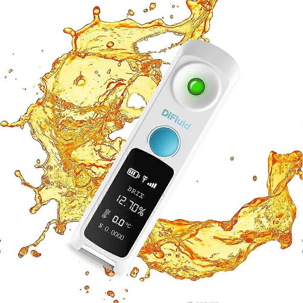 Digital Brix Refractometer And Concentration Meter, 0-55% Range, 0.1% Precision, 0.05% Resolution