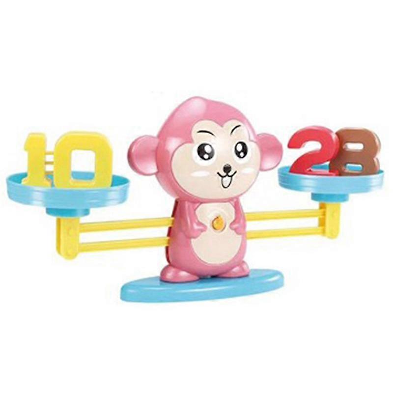 Math Match Game Board Toys Monkey Match Balancing Scale Number Balance Game Kids Educational Toy To Learn Add And Multi-color Optional