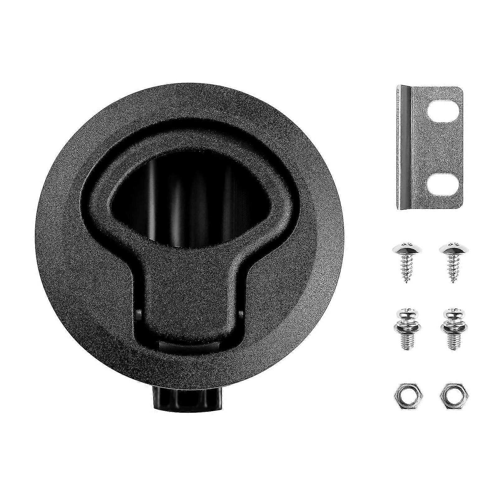 Locking Flush Latch Uv Stabilized Plastic Flush Latch Marine Latch Withstand Harsh Marine Conditions (black)