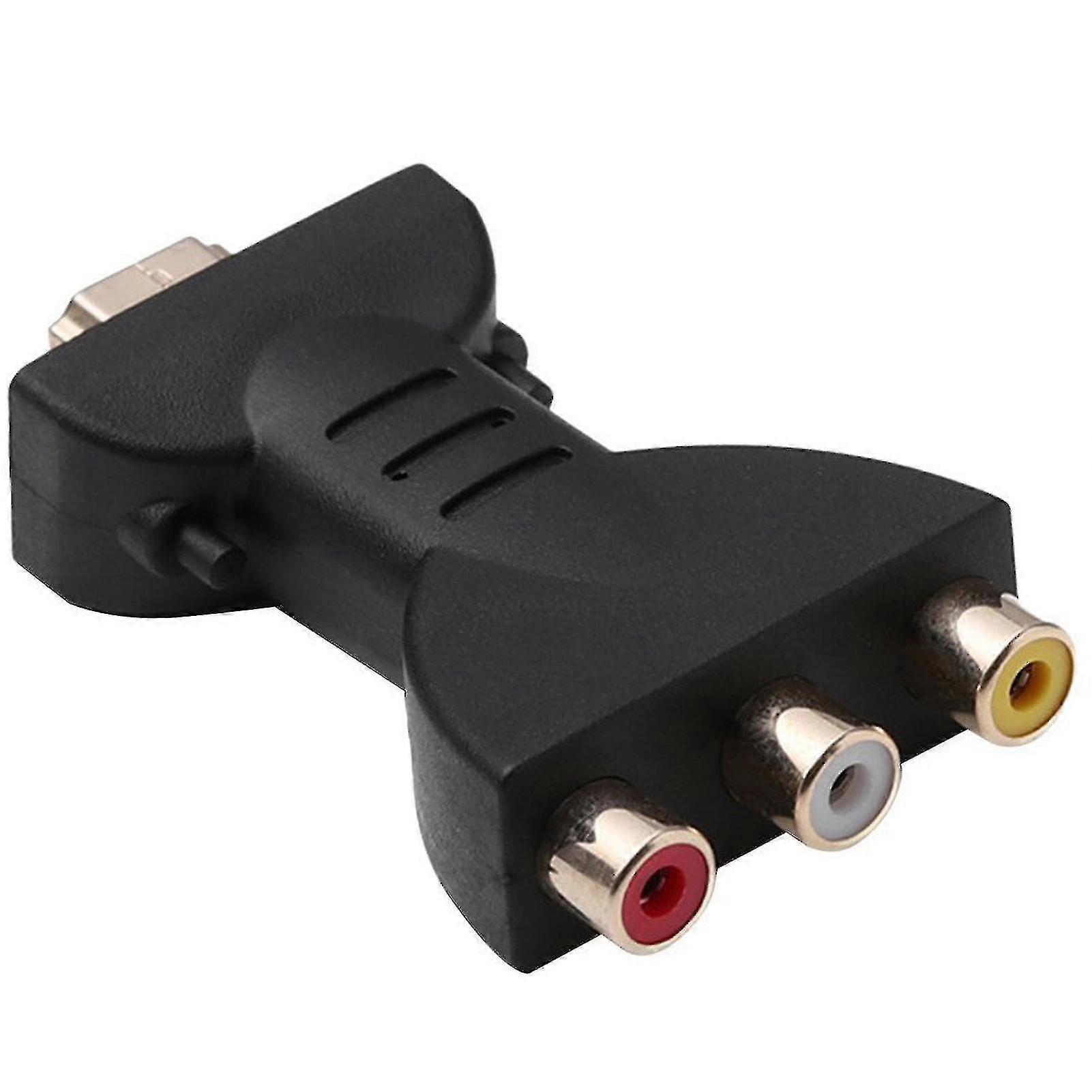 Hdmi-compatible Port To Rca 3-way Aplitter Adapter For Audio Video Cable